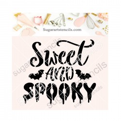 Halloween cookie stencil...