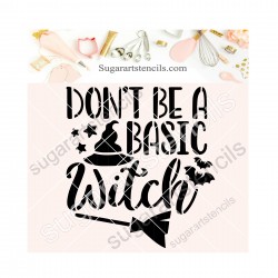 Halloween cookie stencil...