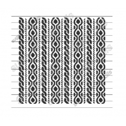 Knit Cookie stencil...
