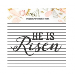 Easter words He is risen...