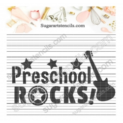 Preschool rocks cookie...