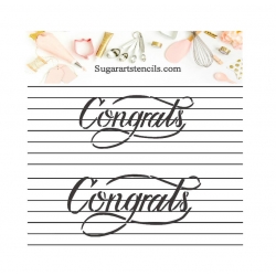 Congrats words cookie...