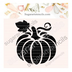 Pumpkin cookie stencil...