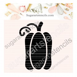 Pumpkin cookie stencil...