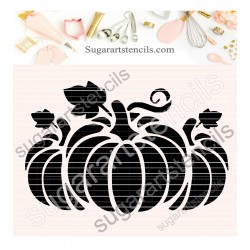 Pumpkins cookie stencil...