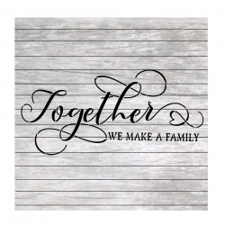 Family words quote painting...