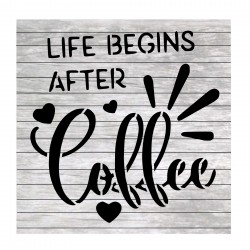 Life begins after coffee...