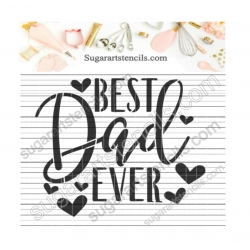 Father's day cookie stencil...