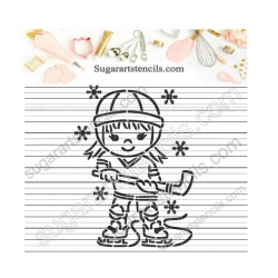 Sport PYO cookie Stencil...