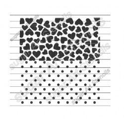 Hearts and polka dot duo...