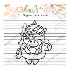 Summer unicorn PYO Cookie...