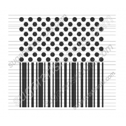 Dots and stripes cookie...