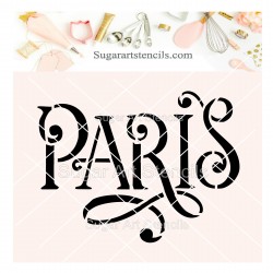 Paris cookie stencil SV117