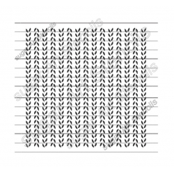 cookie stencil small knit...
