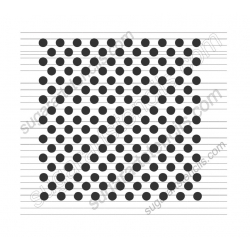 Polka dot background cookie...