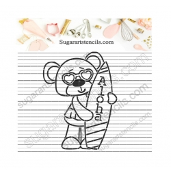 Summer beach PYO cookie...