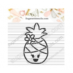 Pineapple girl PYO cookie...