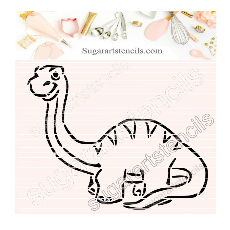 Dinosaur PYO cookie Stencil SA0031