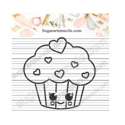 cupcake kawaii PYO cookie...