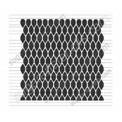 Mesh cookie stencil (large)...