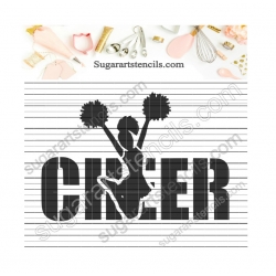 Cheer word Cheerleader...