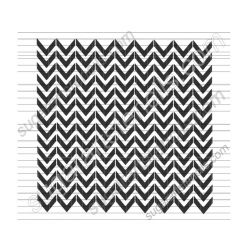 Broken Chevron cookie...