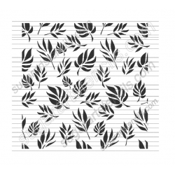 Leaves cookie stencil...