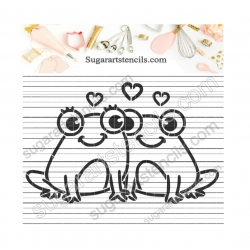 Romantic frogs PYO cookie...