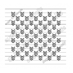 arrows cookie stencil...