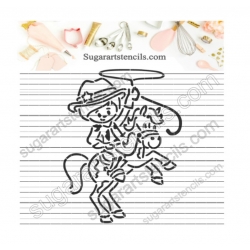 Cute cowboy PYO Cookie...