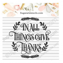 Thanksgiving cookie stencil...