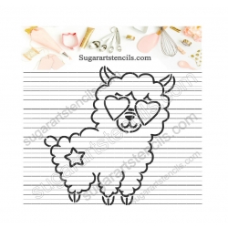 Cute llama PYO cookie...