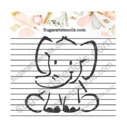 Baby elephant cookie...